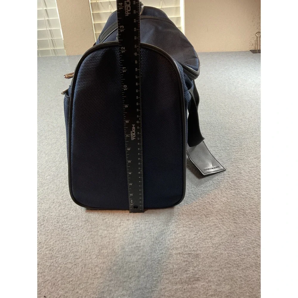 Hartmann Navy Blue Ballistic Nylon Duffel Bag Travel Carry On Luggage Bag